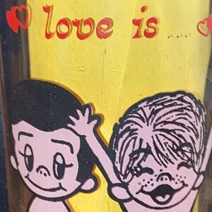 VTG 1970s Kewpie Doll Love is..:glass.
